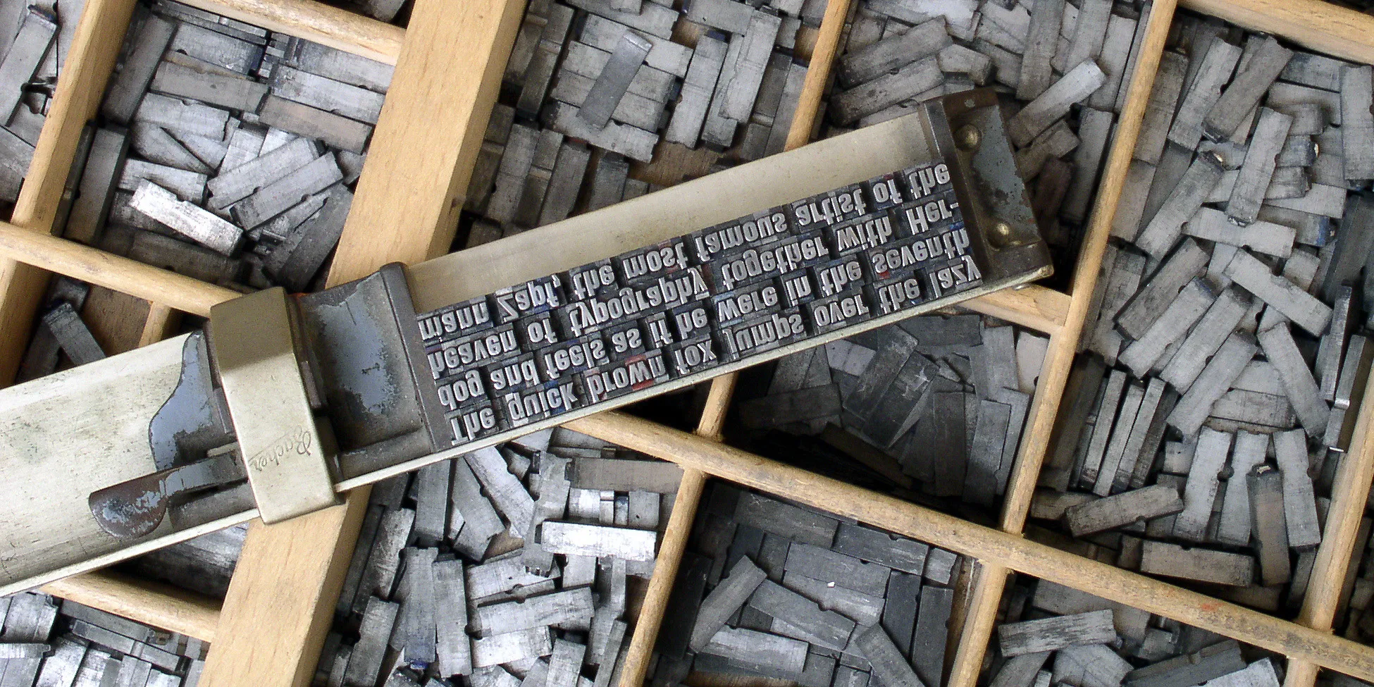 Old-fashioned typesetting typefaces